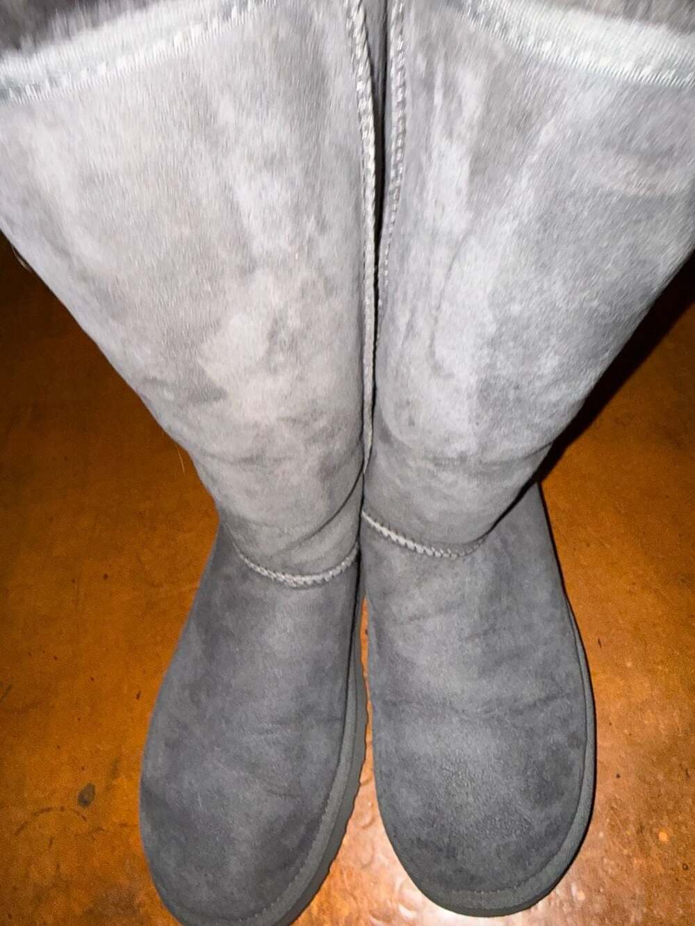 UGG Classic Tall Boots Grey Suede